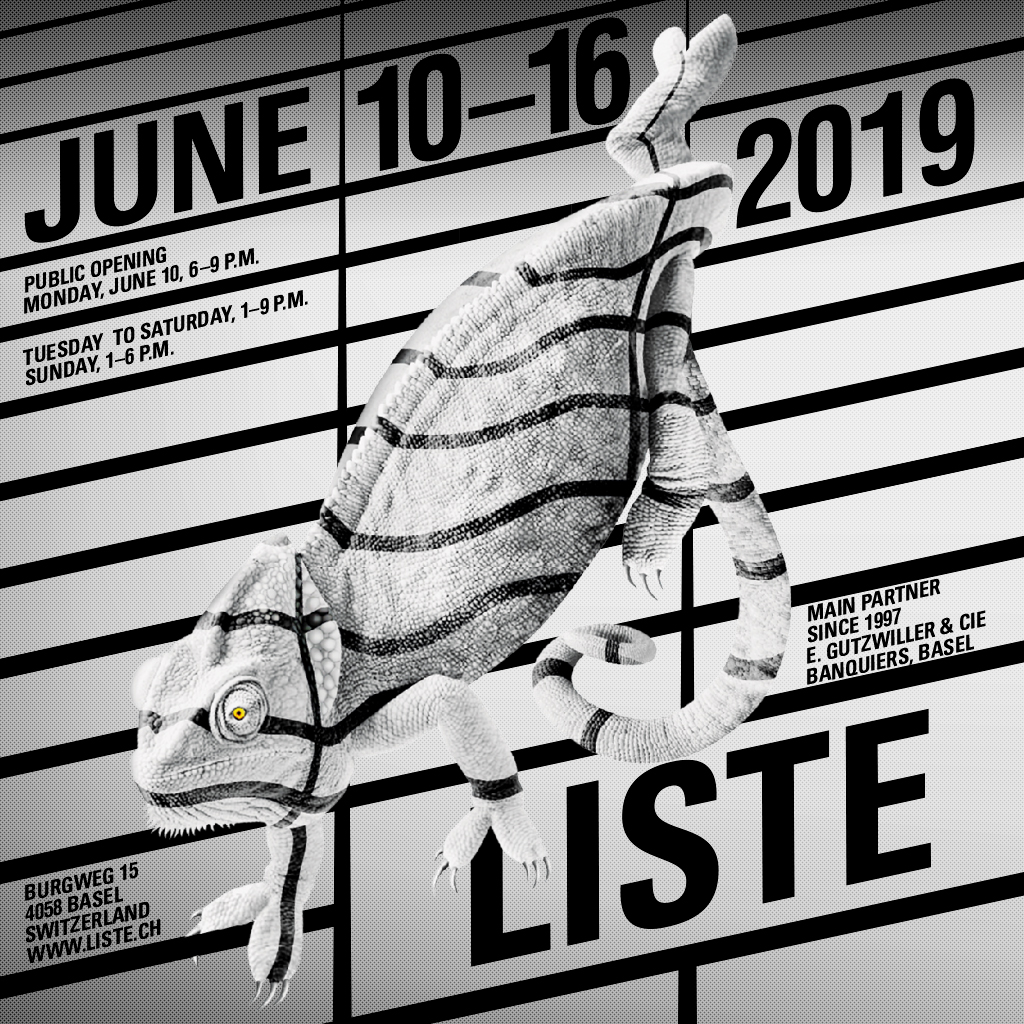 Liste Art Fair Basel, www.liste.ch, June 10-16, 2019, Burgweg 15, 4058 Basel, Switzerland