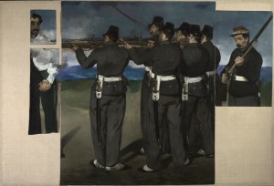 Edouard Manet 1832-1883, The Execution of Maximilian, about 1867-8. Oil on canvas. 193 x 284 cm. © The National Gallery, London