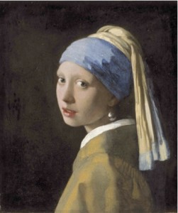 Johannes Vermeer (1632–1675), c1665: Girl with a Pearl Earring. Photo: Mauritshuis Royal Picture Gallery, The Hague